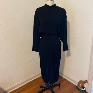 Destinee Black Cocktail Dress